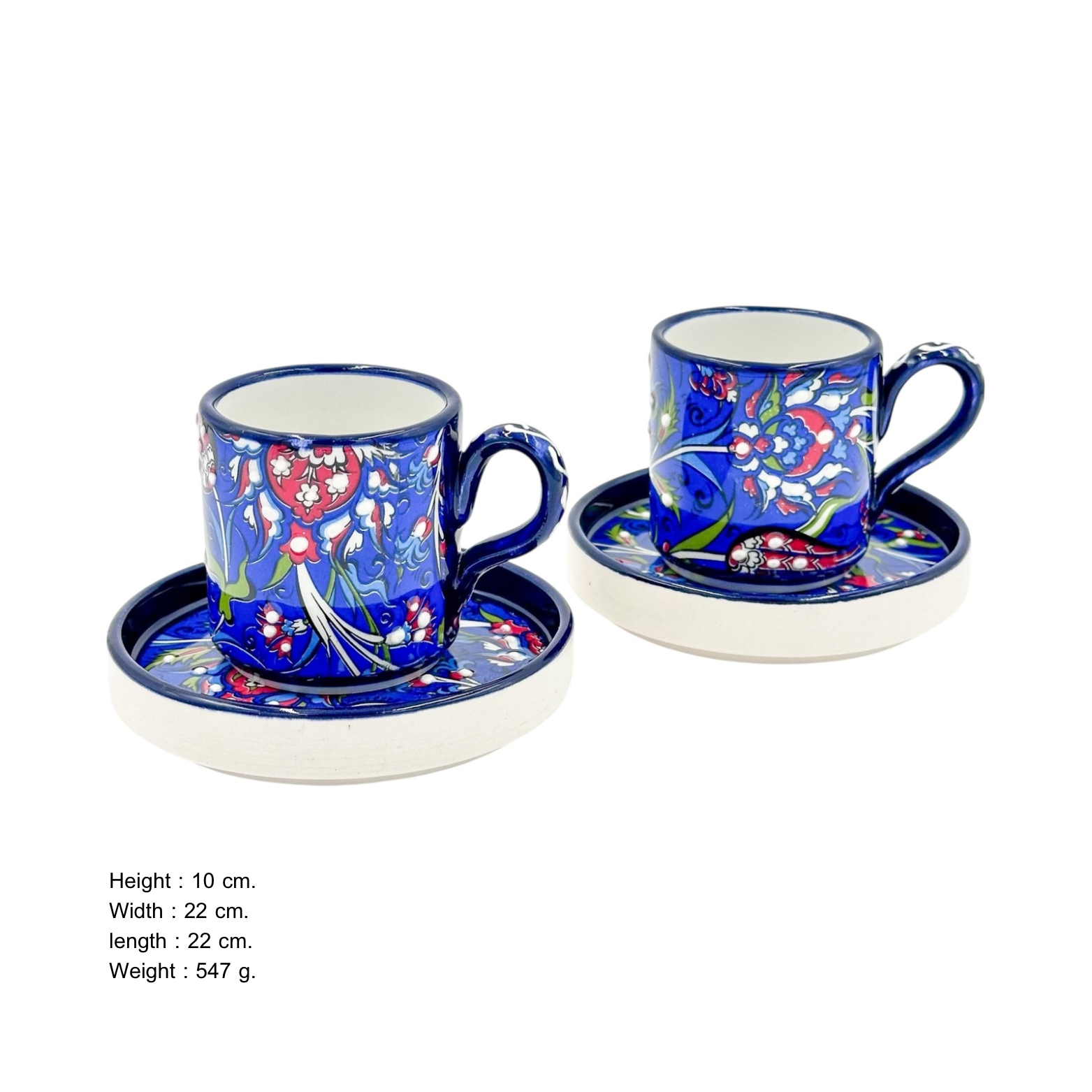 2'li Tezhipli Fincan Seti