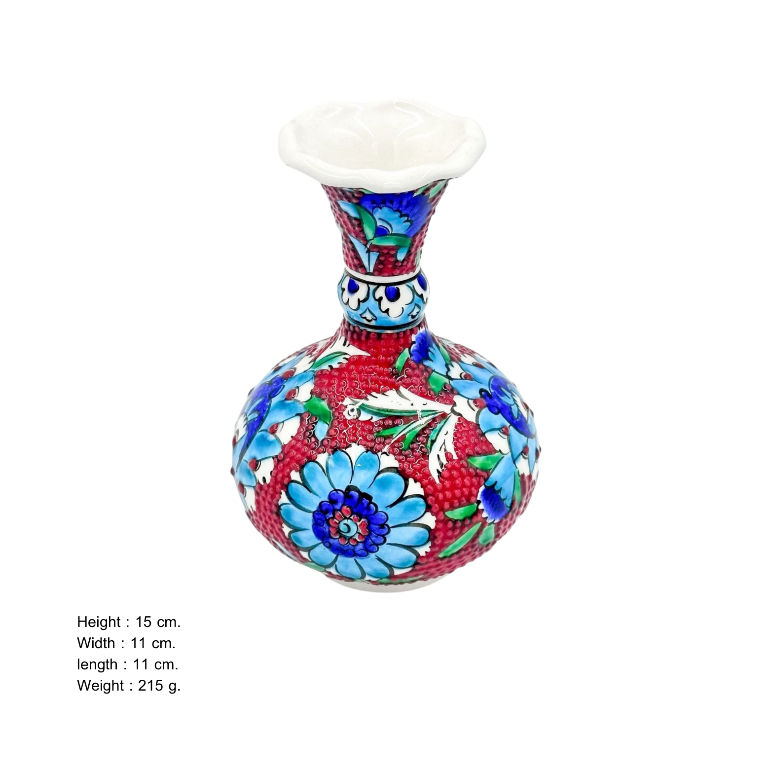 15cm Ozel Seri Tezbihli Vazo