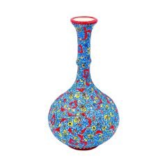 30cm Kutahya Modeli Tezhipli Sumbul Vazo