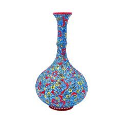 30cm Kutahya Modeli Tezhipli Sumbul Vazo