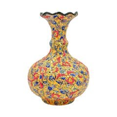 27cm Kutahya Modeli Tezhipli Tombul Vazo