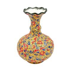 27cm Kutahya Modeli Tezhipli Tombul Vazo