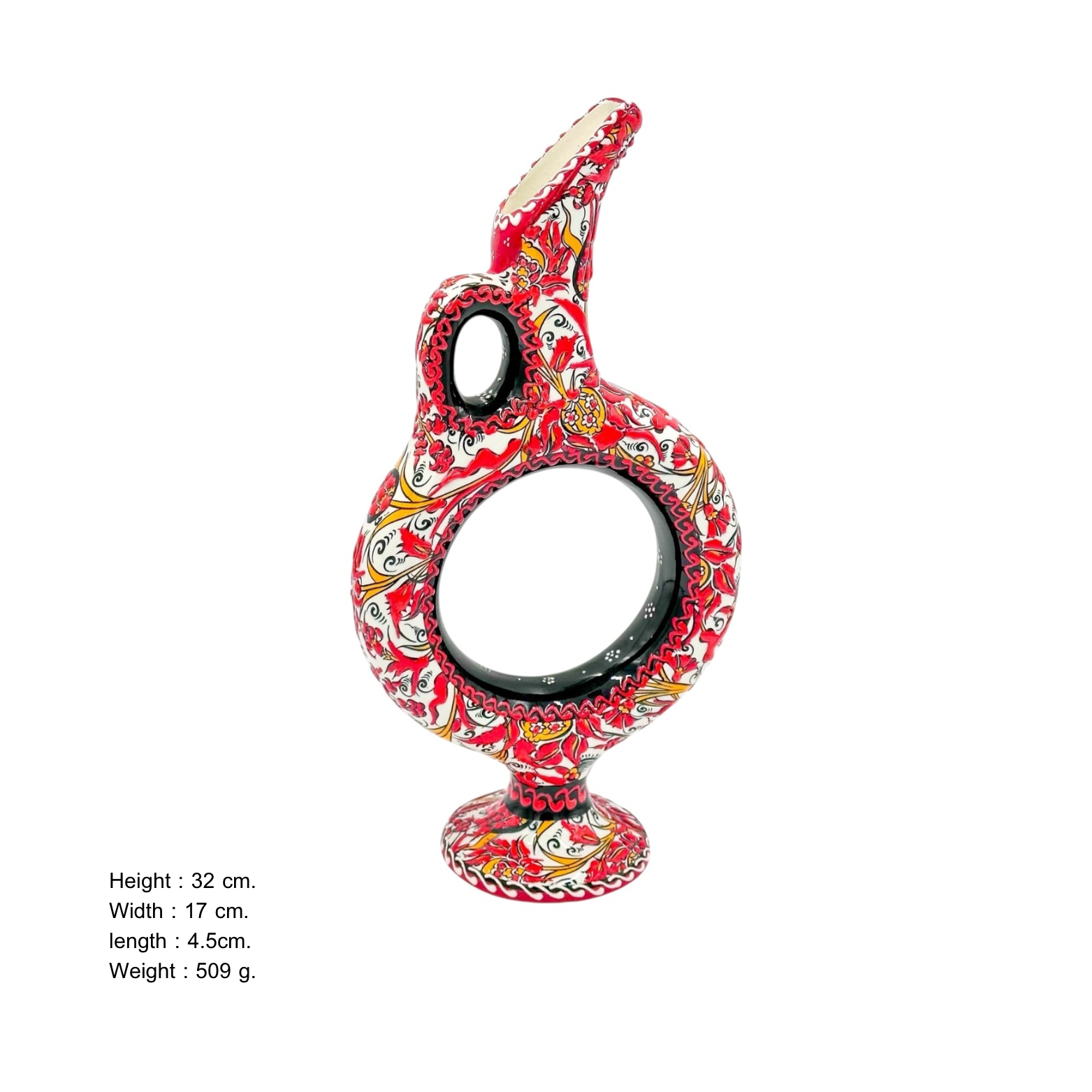 Seramik Tezhip Sanatı ile yapılmış Yagdanlık