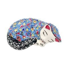 Seramik Tezhip Sanatı ile yapılmış Kedi