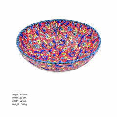 Seramik Tezhip Sanatı ile yapılmış Tabak  1