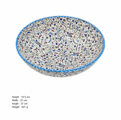 27cm Halic - Sarmasik Modelli Tezhipli Kase