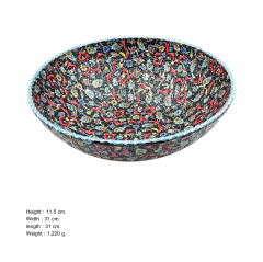 30cm Tezhipli Sarmasik Modeli Kase