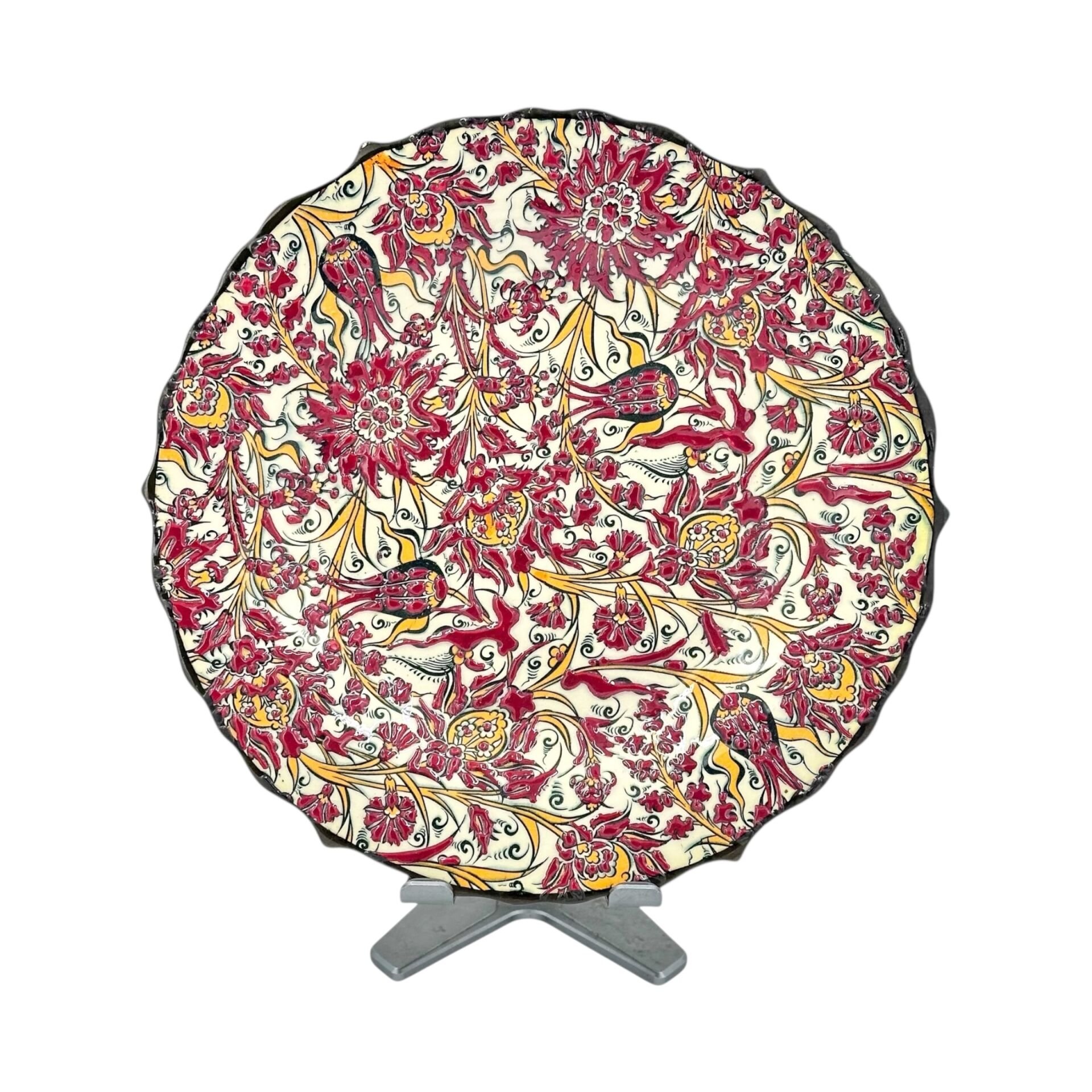 30cm Samur Deseni Tezhipli Tabak