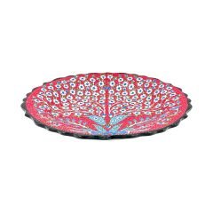 30cm Hayat Ağacı Deseni Tezhipli Tabak