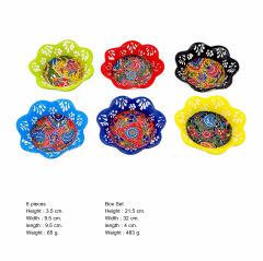 6'lı Papatya Modeli Seramik Kase