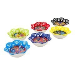 6'lı Papatya Modeli Seramik Kase