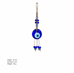 Nazar Boncuğu - Duble Örgülü 1 No Makrome