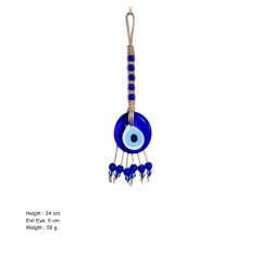 Nazar Boncuğu - Duble Örgülü 1 No Makrome