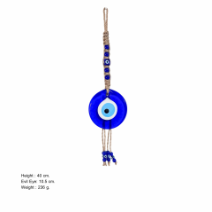 Nazar Boncuğu - Duble Örgülü 4 No Makrome