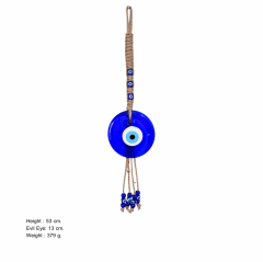 Nazar Boncuğu - Duble Örgülü 6 No Makrome