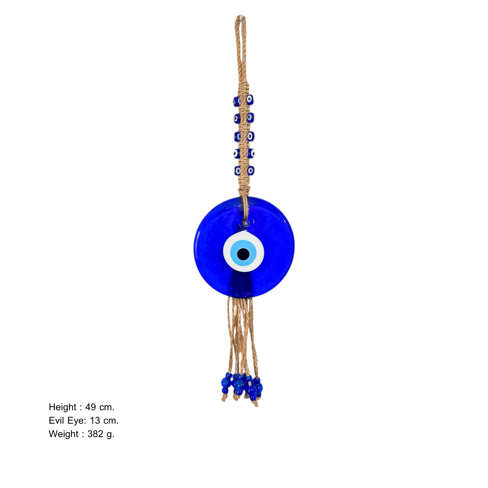 Nazar Boncuğu - Duble Örgülü 6 No Makrome