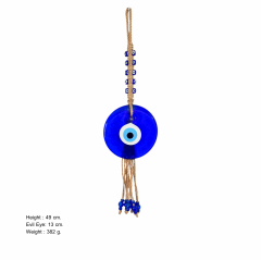 Nazar Boncuğu - Duble Örgülü 6 No Makrome