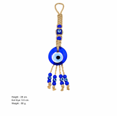 Nazar Boncuğu - Örgülü 1 No Makrome