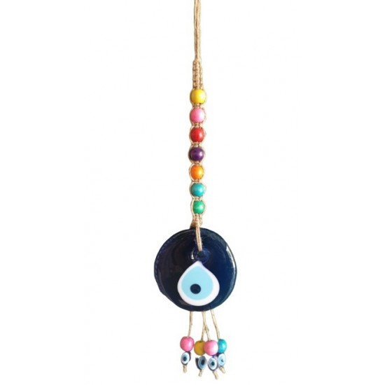 Wooden Beaded 5 cm Evil Eye