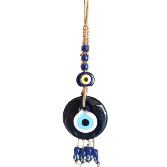 Braided 5  cm Evil Eye  (ON-1021)