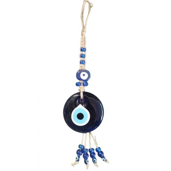 Braided 7 cm Evil Eye  (ON-1022)